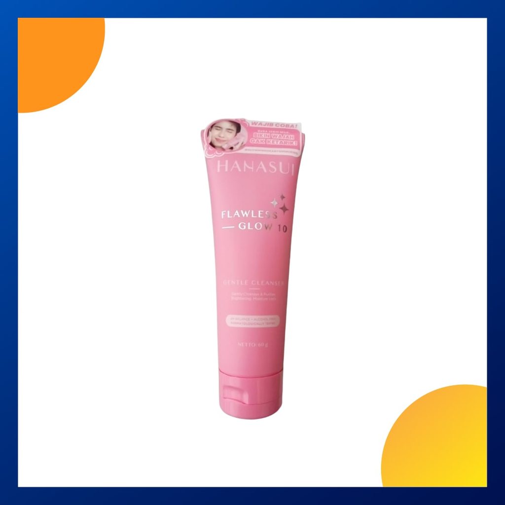 Hanasui Flawless Glow 10 Gentle Cleanser 60 Gram Tube