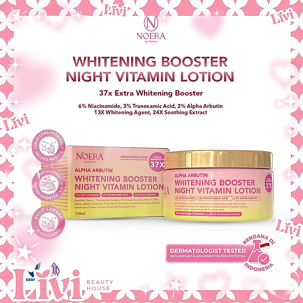 LIVI - Noera Whitening Booster NIGHT VITAMIN Lotion 250ml