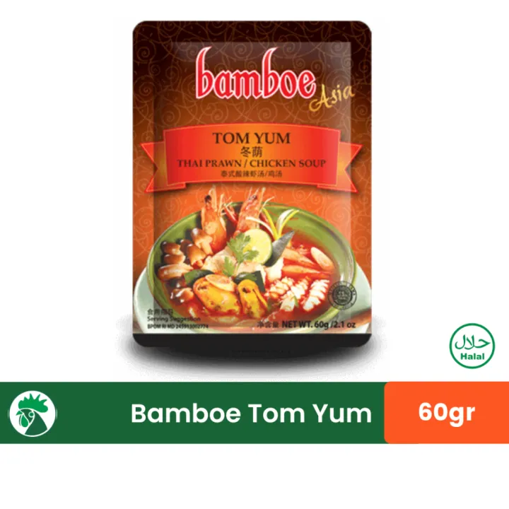 Bamboe Tom Yum 60gr | Bumbu Tomyum Instan | Thai Prawn | | Lazada Indonesia