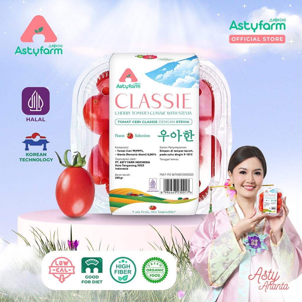 Jual Astyfarm - Cherry Tomato Stevia by Asty Ananta 250gr - Pasti Manis | Shopee Indonesia