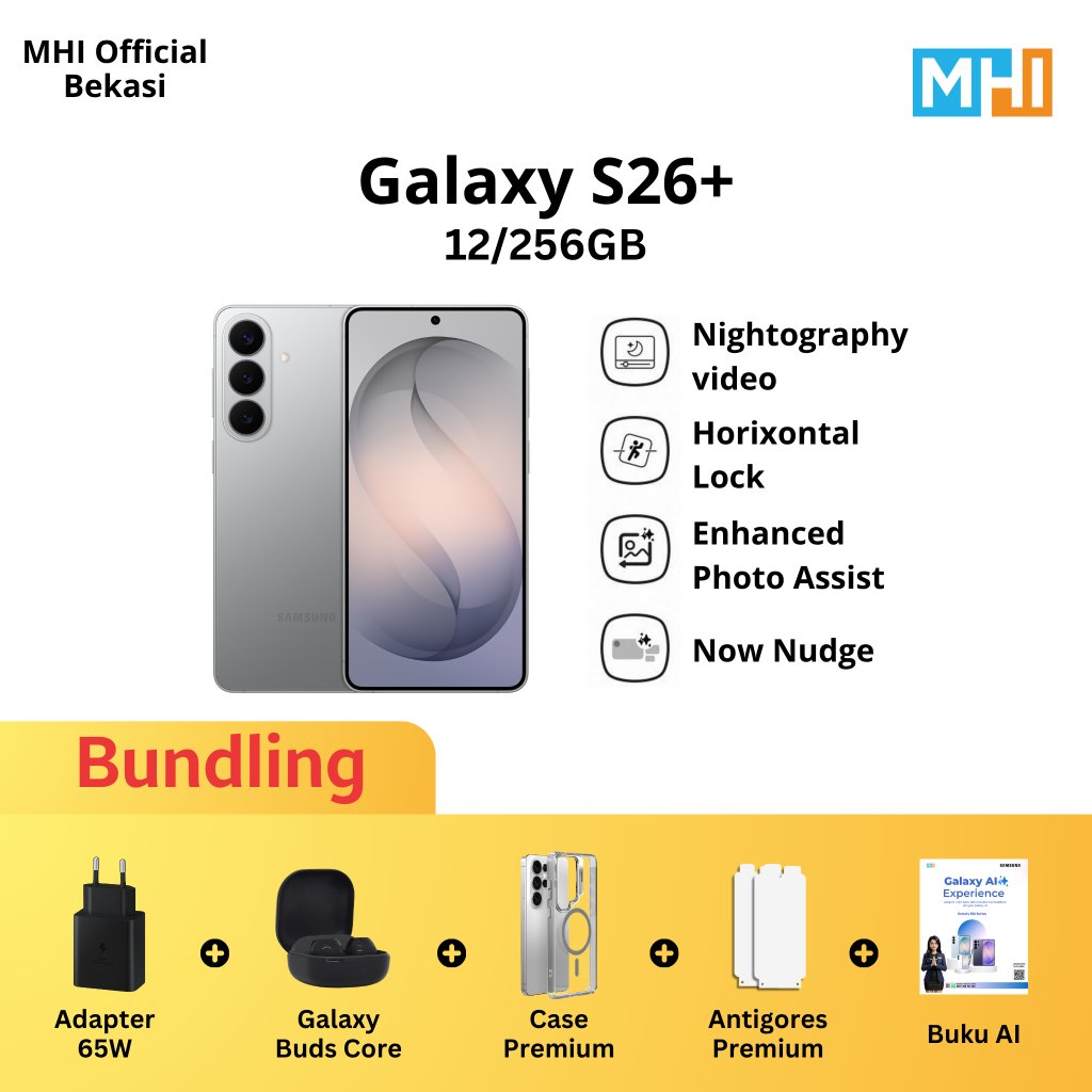 Samsung Galaxy S26 Plus 12/256GB 12/512GB Original BNIB, Garansi Resmi SEIN