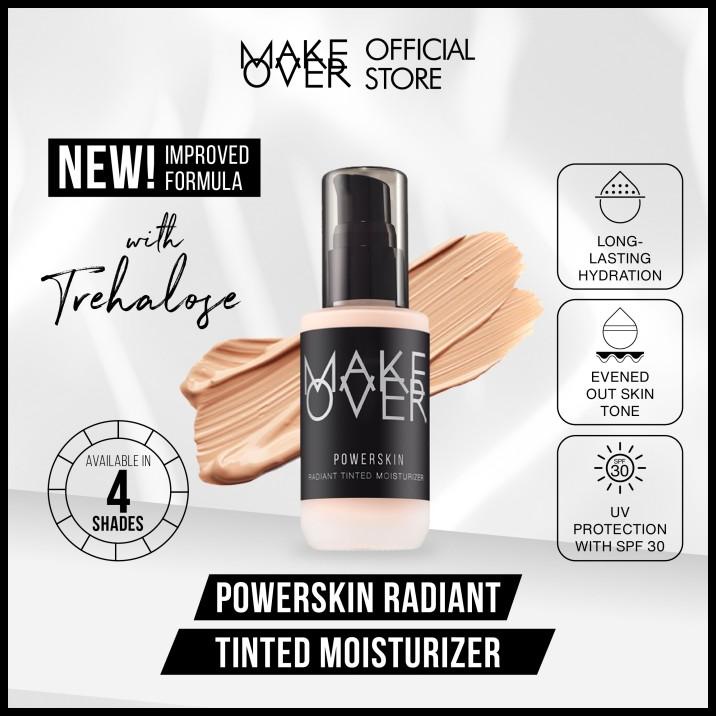 Make Over Powerskin Radiant Tinted Moisturizer 40 Ml Promo Hari Ini